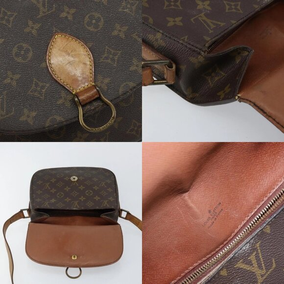 LOUIS VUITTON Monogram Saint Cloud GM Shoulder Bag M51242 LV Auth BA6306 - Picture 14 of 15
